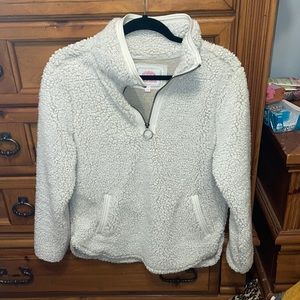 White Cozy Sherpa in medium